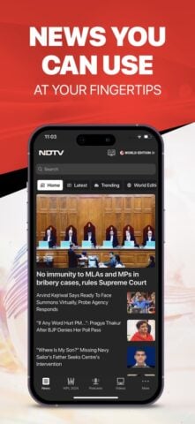 NDTV pour iOS
