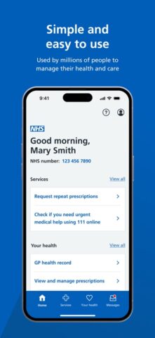 iOS 版 NHS App