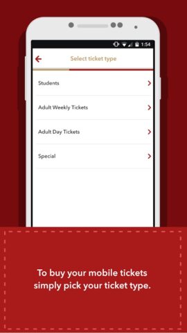 NX Bus mTicket لنظام Android