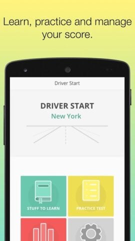 NY Driver Permit DMV test Prep لنظام Android
