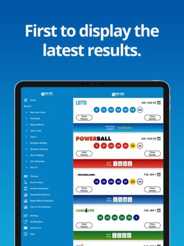 NY Lotto Results สำหรับ iOS