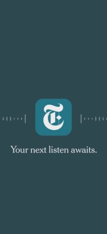NYT Audio pour iOS