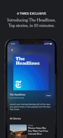 iOS için NYT Audio