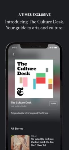 NYT Audio pour iOS