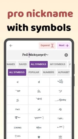 Name style: Nickname Generator for Android