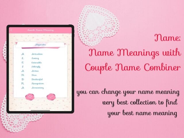 iOS için Naming: Name Meaning, Combiner