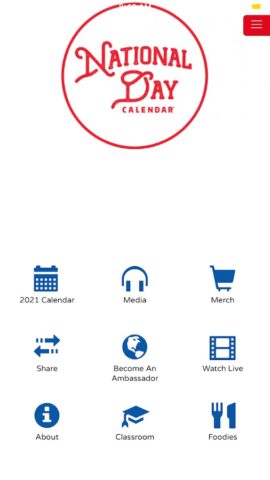 National Day Calendar per Android