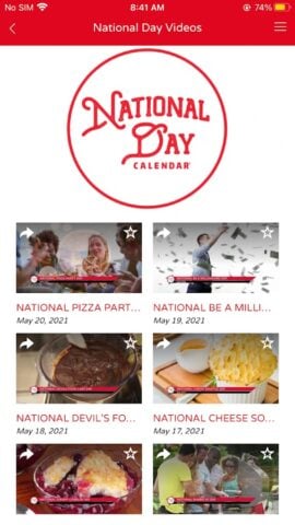 National Day Calendar pour Android