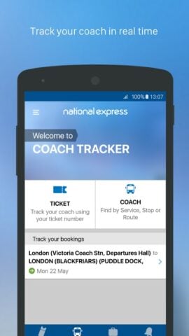 National Express Coach สำหรับ Android