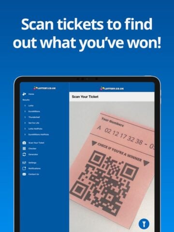 National Lottery Results untuk iOS