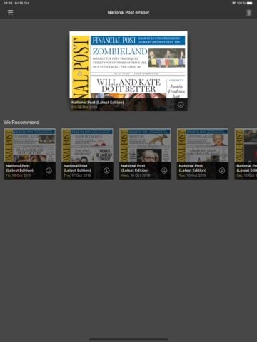 National Post ePaper for iOS