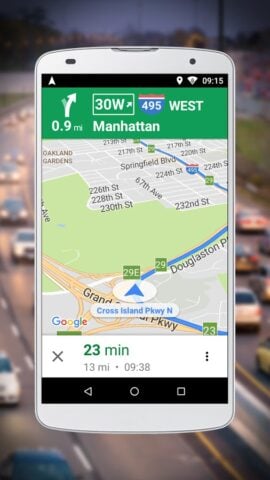 Android 版 Google Maps Go 導航