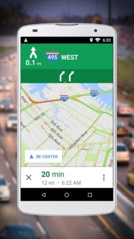 Android 版 Google Maps Go 導航