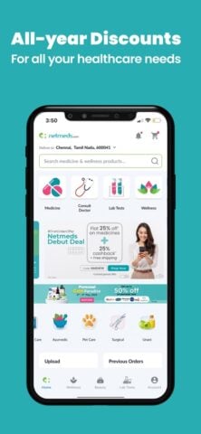 Netmeds – India Ki Pharmacy cho iOS