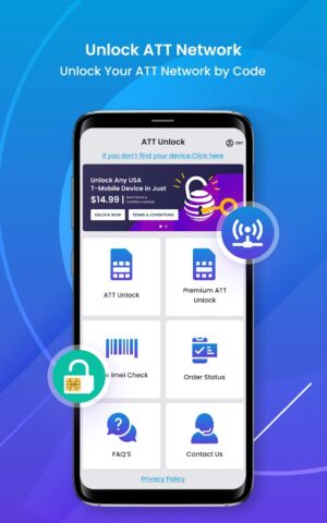 Network Unlock App for ATT für Android