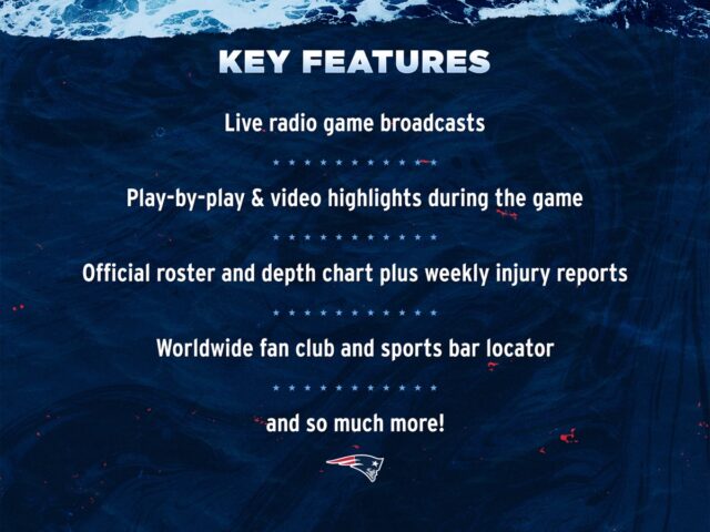 New England Patriots สำหรับ iOS