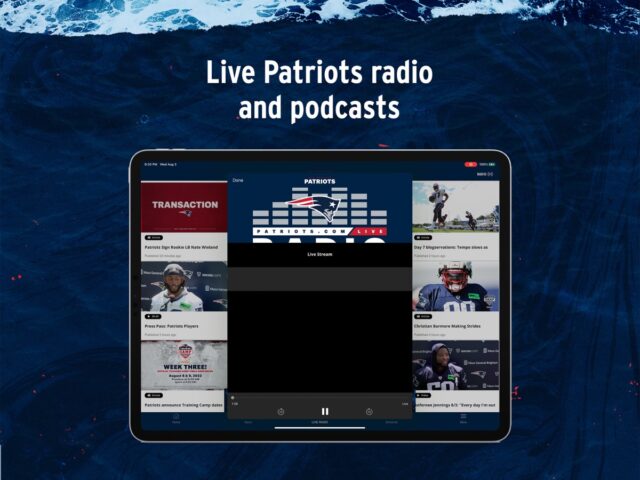 New England Patriots per iOS