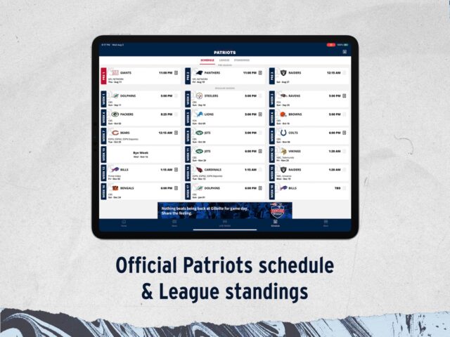 New England Patriots para iOS