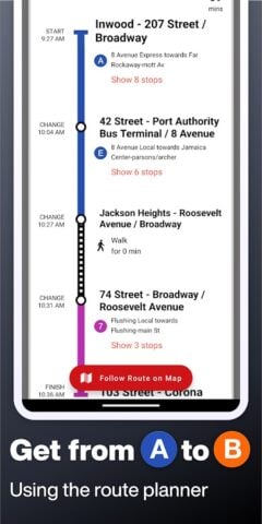 Android 用 New York Subway – MTA Map NYC
