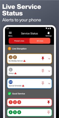 New York Subway – MTA Map NYC per Android