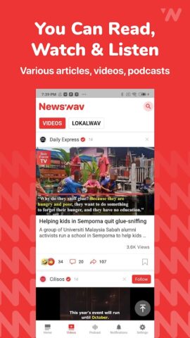 Newswav – Latest Malaysia News für Android