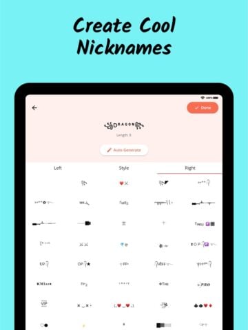 Nickname Schöpfer: Nickfinder für iOS