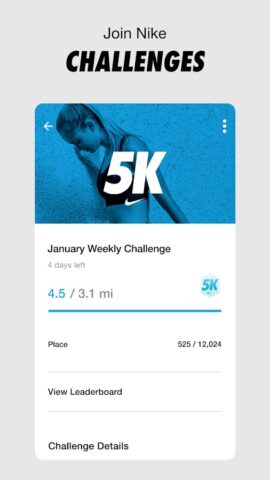 Android için Nike Run Club: Koşu Takibi