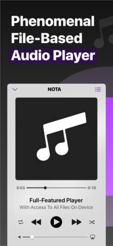 Nota – Player for Files cho iOS