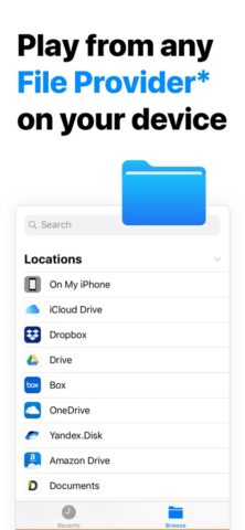 Nota – Player for Files pour iOS