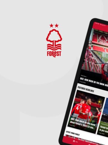 iOS 版 Nottingham Forest App