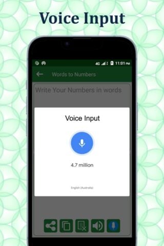 Numbers to Words Converter لنظام Android