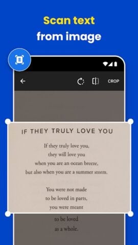 Bild zu text – Texterkennung für Android