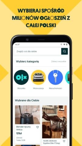 OLX — ogłoszenia lokalne для Android