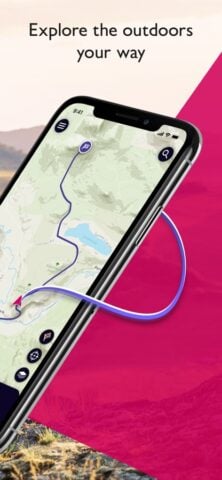 iOS 用 OS Maps: Walking & Bike Trails