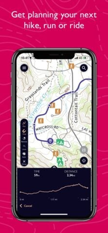 iOS 版 OS Maps: Walking & Bike Trails