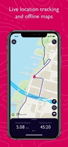 iOS 版 OS Maps: Walking & Bike Trails