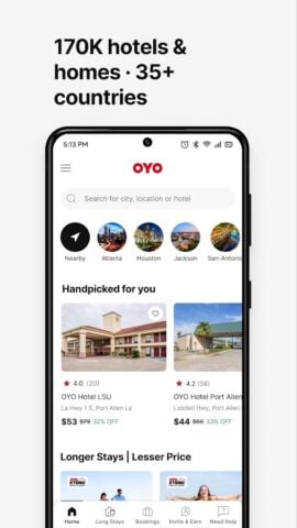 OYO: Hotel Booking App cho Android