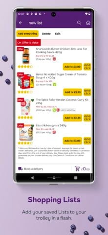 Android 版 Ocado: supermarket shopping