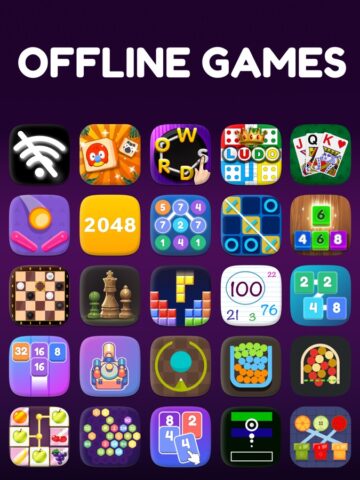 iOS 用 オフラインゲーム – wi-fi無しで遊べるミニゲーム