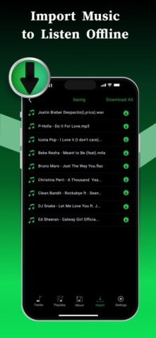 iOS için Offline Music Player