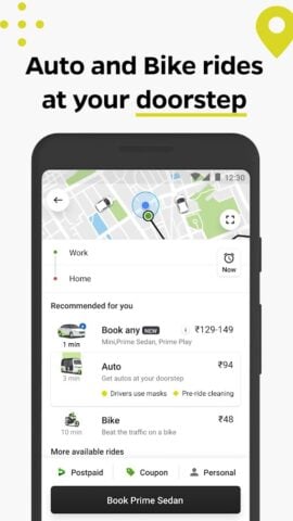 Ola, Safe and affordable rides cho Android