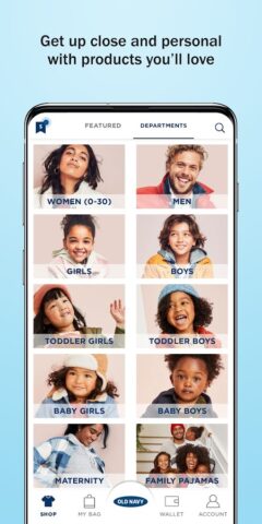 Old Navy: Fashion at a Value! per Android