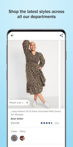 Old Navy: Fashion at a Value! per Android