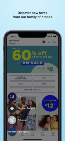 Old Navy: Shop for New Clothes สำหรับ iOS