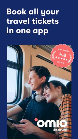 Android için Omio: Tren, uçak ve otobüs