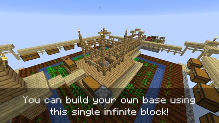 Android 版 One block survival for MCPE