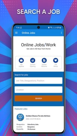 Online Jobs – Work from home para Android