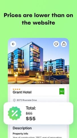 Android 版 Ostrovok – Book a Hotel