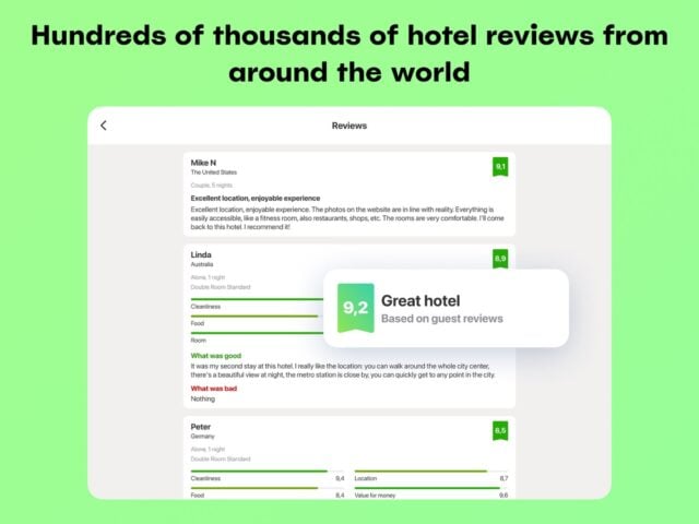 Ostrovok.ru — Hotel Deals für iOS
