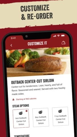 Outback Steakhouse สำหรับ Android